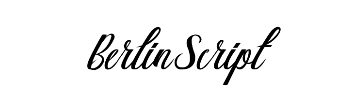 BerlinScript  Скачать бесплатные шрифты