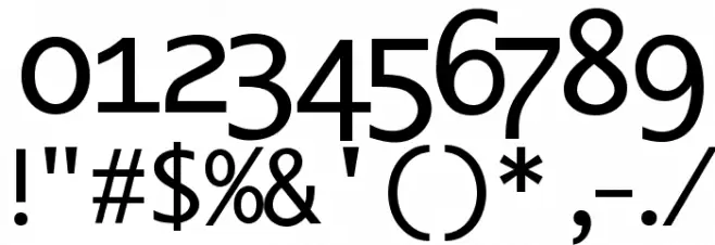 BerlinSmallCaps Font OTHER CHARS