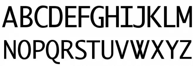 BerlinSmallCaps फ़ॉन्ट अपरकेस