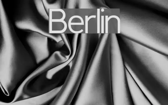Berlin Шрифта examples