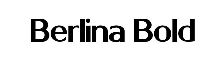 Berlina Bold Font