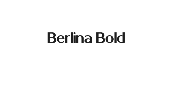 Berlina Bold Logo
