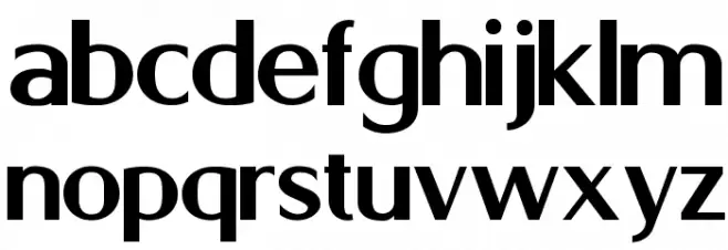 Berlina Bold 字体 小写