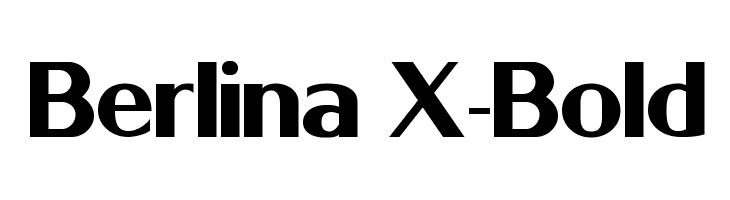 Berlina X-Bold Font