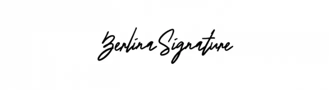 BerlinaSignature Fonte