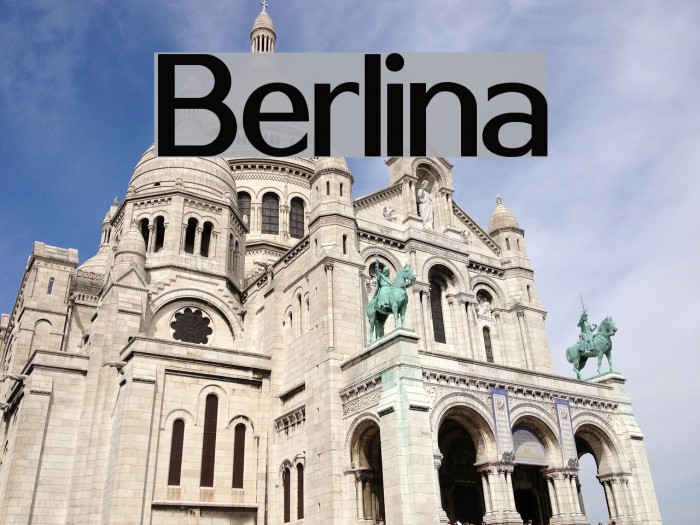 Berlina Font examples