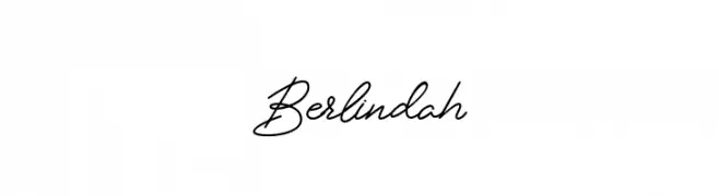 Berlindah  フリーフォントのダウンロード