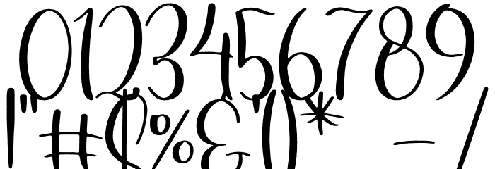 Berline Spark Font OTHER CHARS