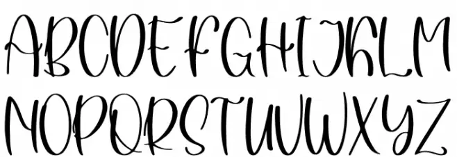Berline Spark Schriftart Groß
