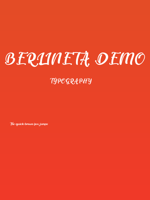 Berlineta DEMO Poster