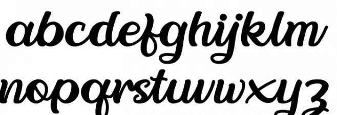 Berlineta DEMO Schriftart Kleinbuchstaben