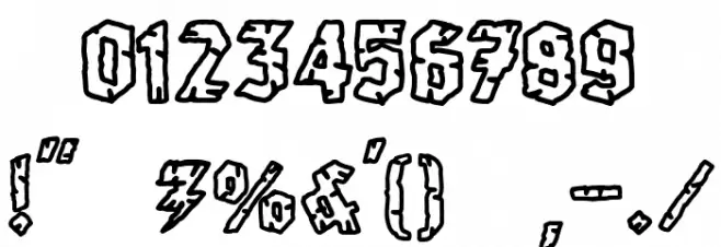 Berlin's Gang Schriftart Anderer Schreiben