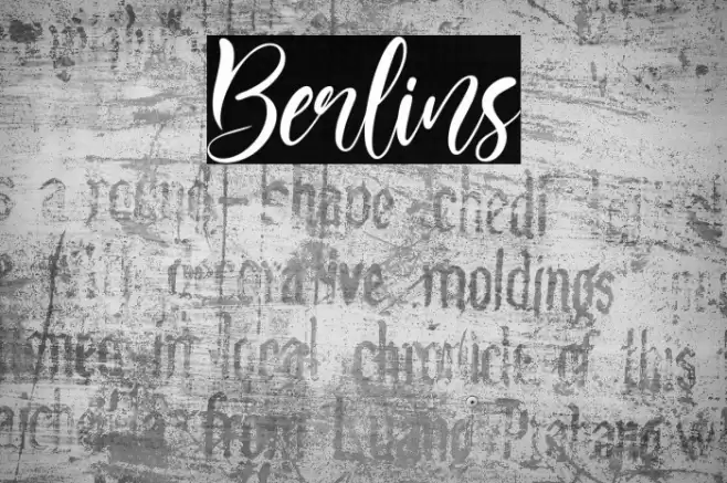 Berlins Caratteri examples