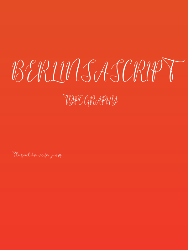 BerlinsaScript Poster