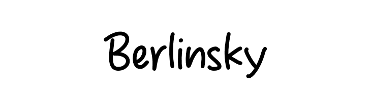 Berlinsky  フリーフォントのダウンロード