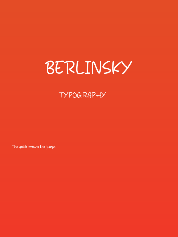 Berlinsky Poster