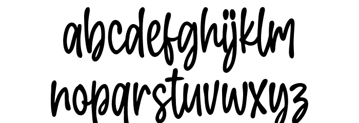 Berlion Regular Font LOWERCASE