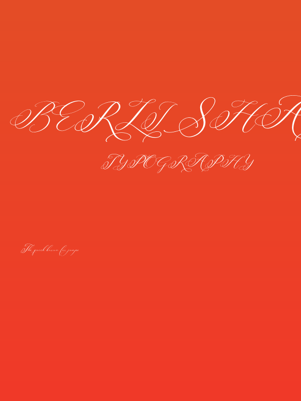 Berlishanty Calligraphy Poster