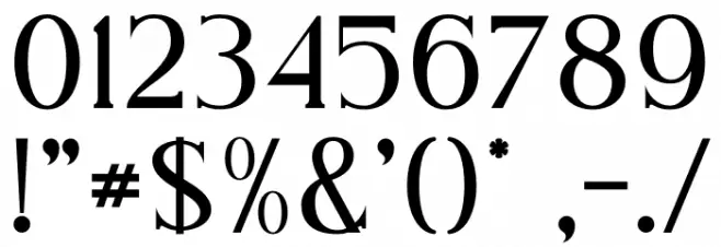 Berlleigh Font OTHER CHARS