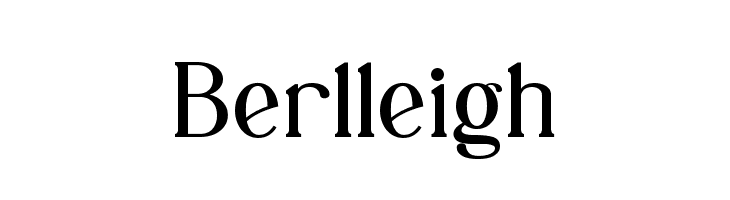 Berlleigh  フリーフォントのダウンロード