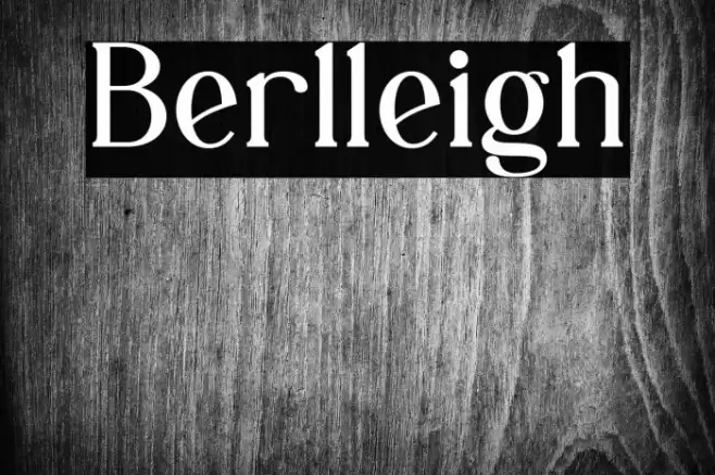 Berlleigh Font examples