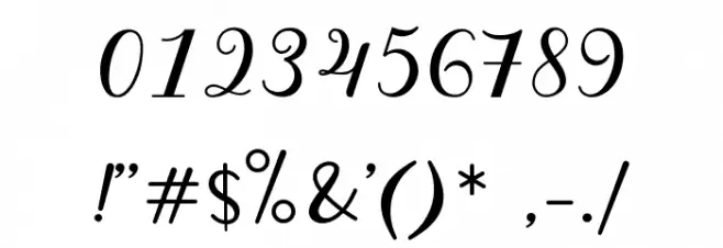 Berllina Font OTHER CHARS