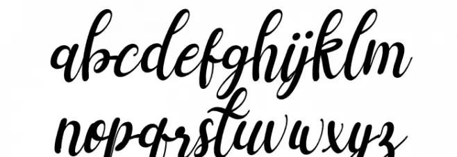 Berlysa Italic 字体 小写