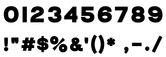 Bermont Free Regular Font OTHER CHARS