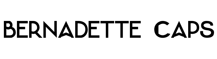 Bernadette [Caps]  フリーフォントのダウンロード