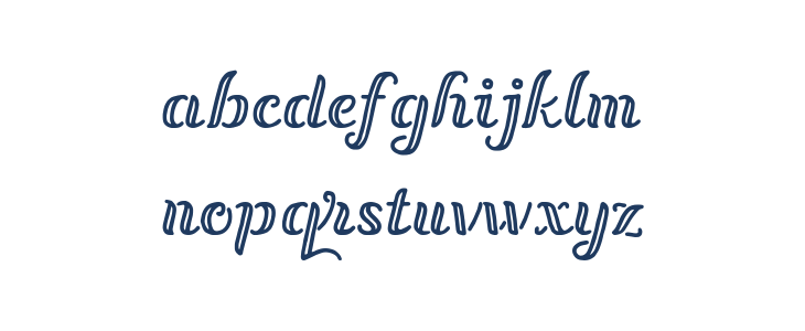 Bernadette Regular Lowercase