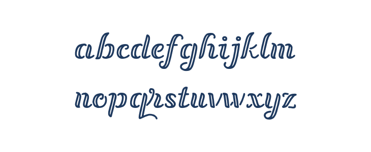 Bernadette Regular Lowercase