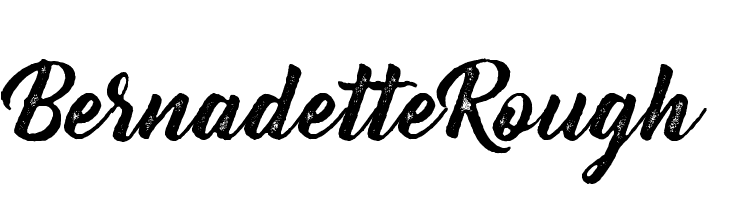 Bernadette Rough Font