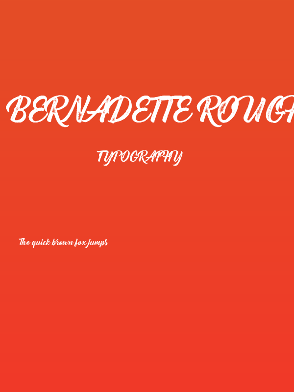 Bernadette Rough Poster