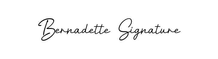 Bernadette Signature  font caratteri gratis