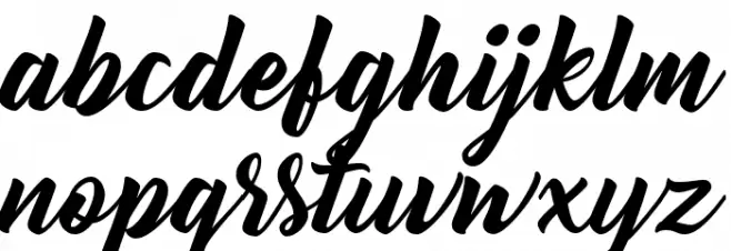 Bernadette फ़ॉन्ट लोअरकेस