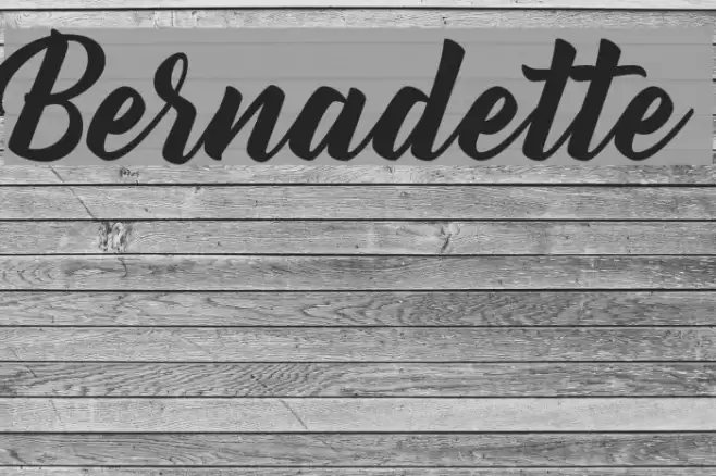 Bernadette Font examples