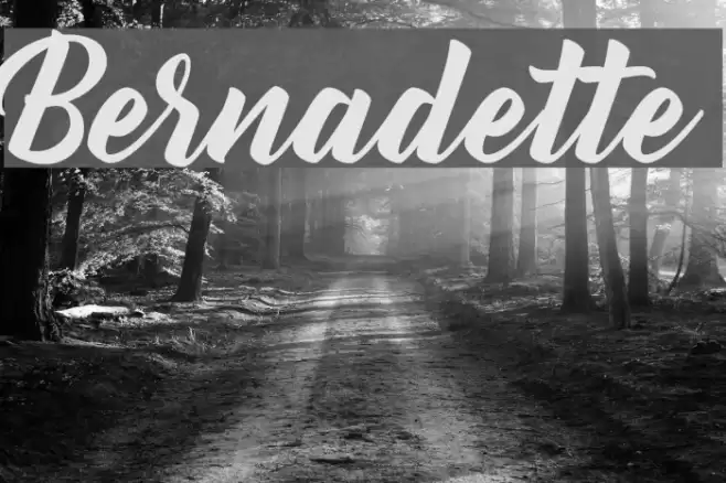 Bernadette Font examples