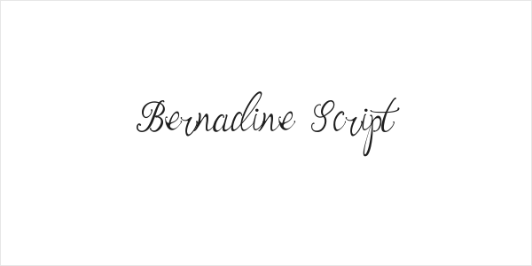 Bernadine Script Logo