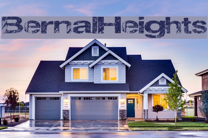 BernalHeights Font examples