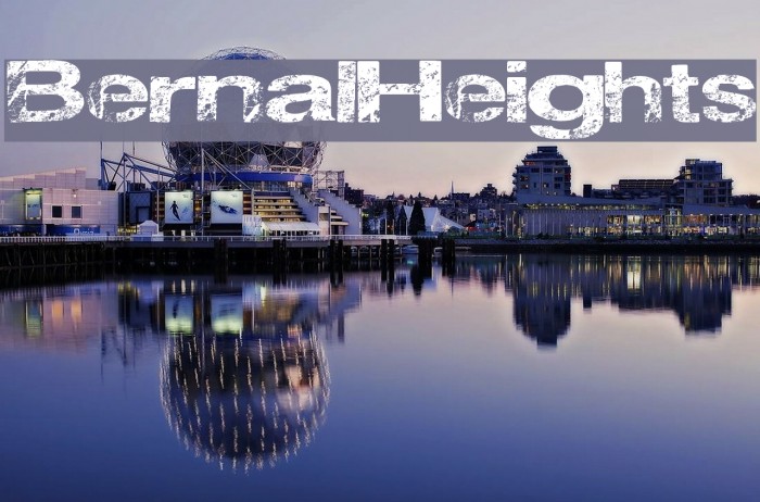 BernalHeights Font examples