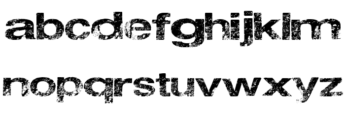 BernalHeights Font LOWERCASE