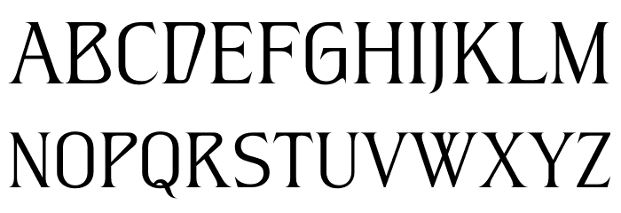 Bernamo Шрифта ВЕРХНИЙ