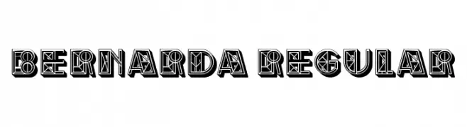 Bernarda Regular  नि: शुल्क फ़ॉन्ट्स डाउनलोड