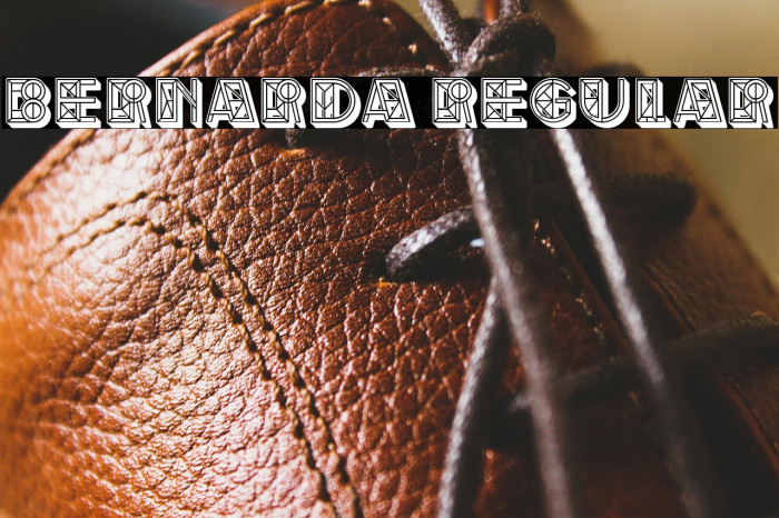 Bernarda Regular Example 1