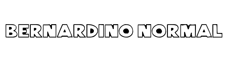 Bernardino Normal  नि: शुल्क फ़ॉन्ट्स डाउनलोड