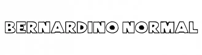 Bernardino Normal  नि: शुल्क फ़ॉन्ट्स डाउनलोड