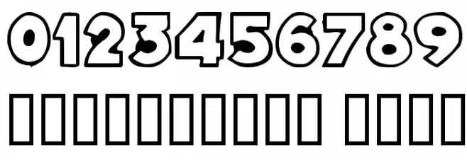 Bernardino Normal Font OTHER CHARS