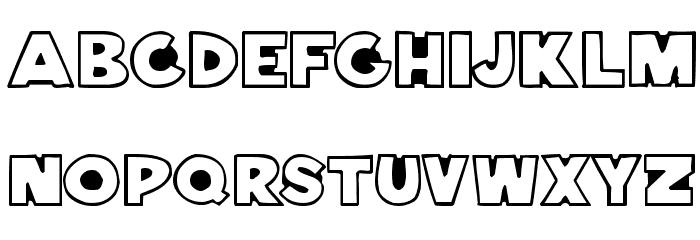 Bernardino Normal フォント 小文字