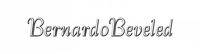 BernardoBeveled  免费字体下载