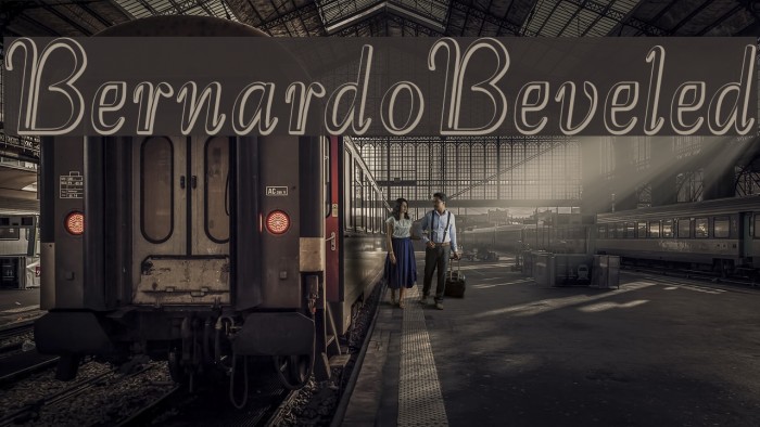BernardoBeveled Font examples
